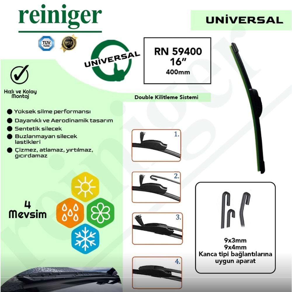 SİLECEK SÜPÜRGESİ MUZ TİPİ 400MM