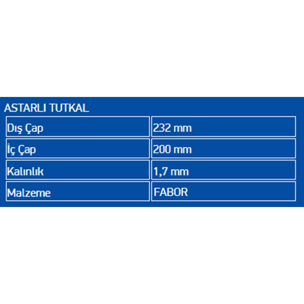LINING W/GLUE FABOR ZF6HP19
