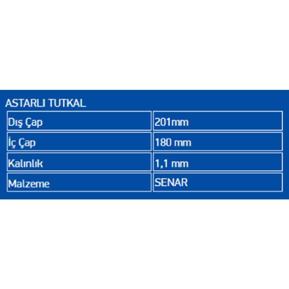 LINING W/GLUE SENAR DPO-AL4