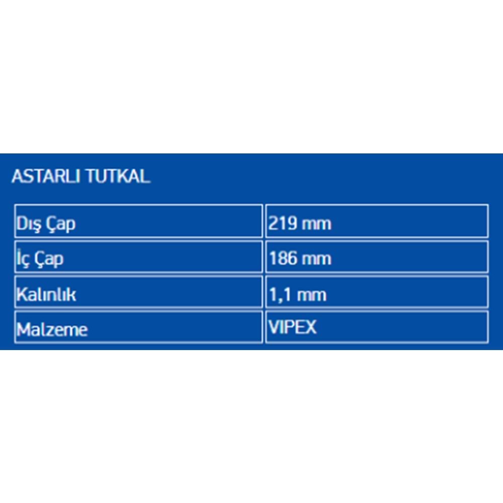 LINING W/GLUE VIPEX ZF6HP19