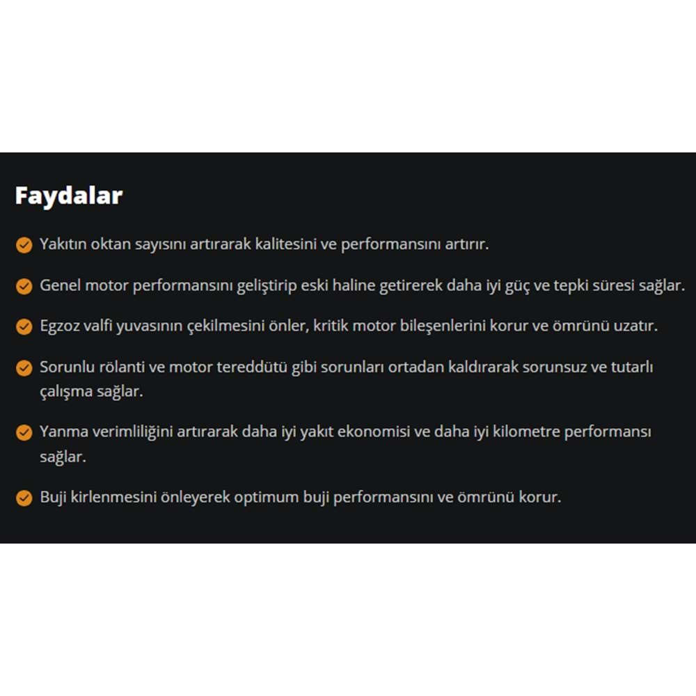 OKTAN ARTTIRICI (OCTANE BOOSTER) 250ML RYMAX