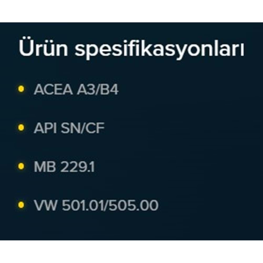 MOTOR YAĞI (10W40) SN 1LT (EMPEROL) KROON-OIL