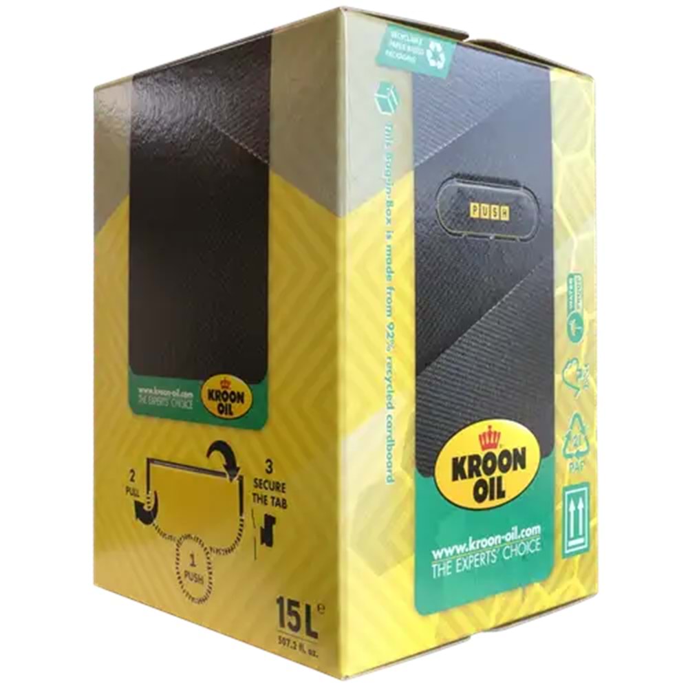 OTOMATİK ŞANZIMAN YAĞI CVT 4016 (SARI) 15LT (MUSLUKLU) KROON-OIL