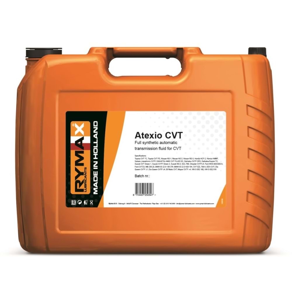 OTOMATİK ŞANZIMAN YAĞI ATEXIO CVT (KIRMIZI) 20LT RYMAX