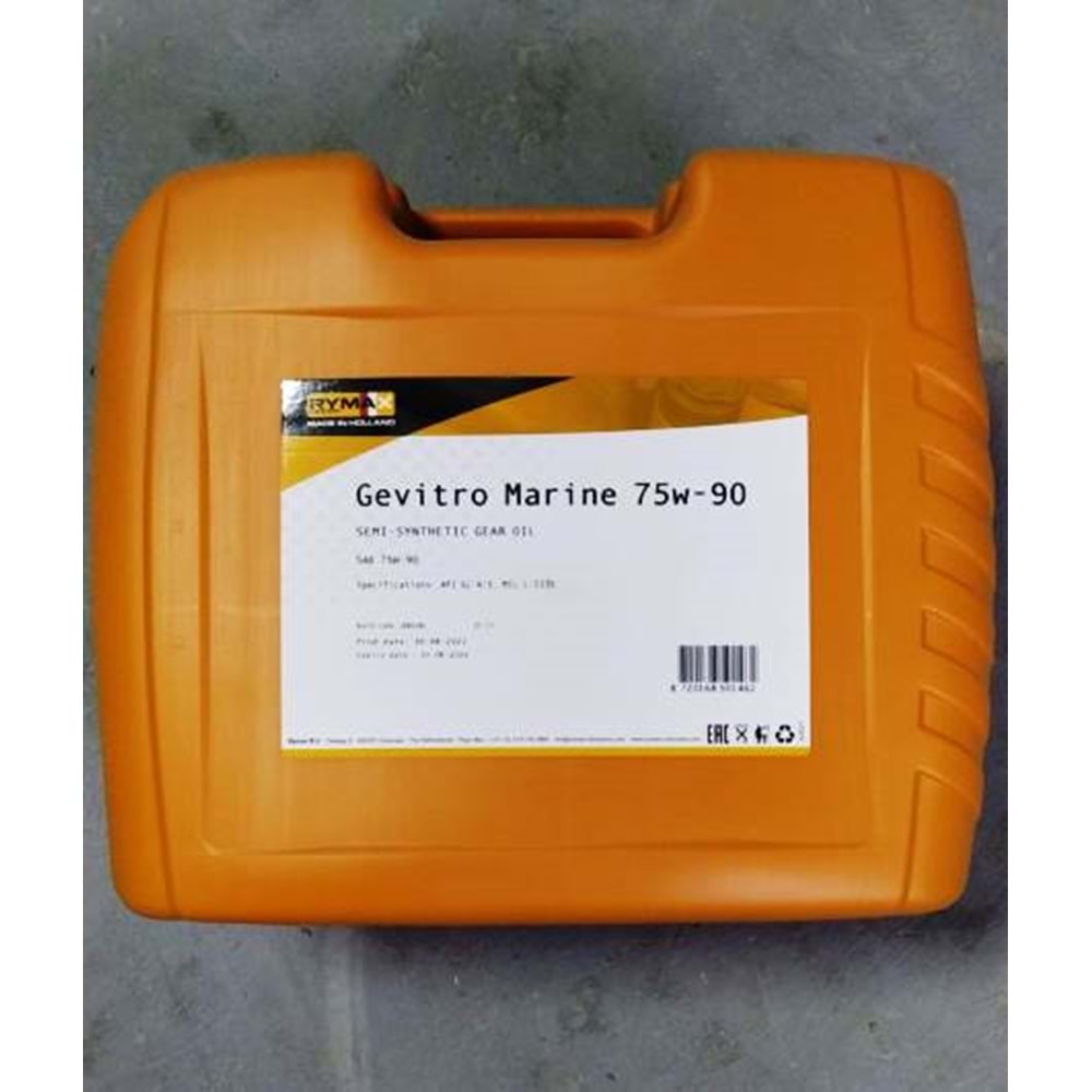 MARİN ŞANZIMAN YAĞI GEVİTRO MARİNE (MAVİ) 75W90 20LT RYMAX