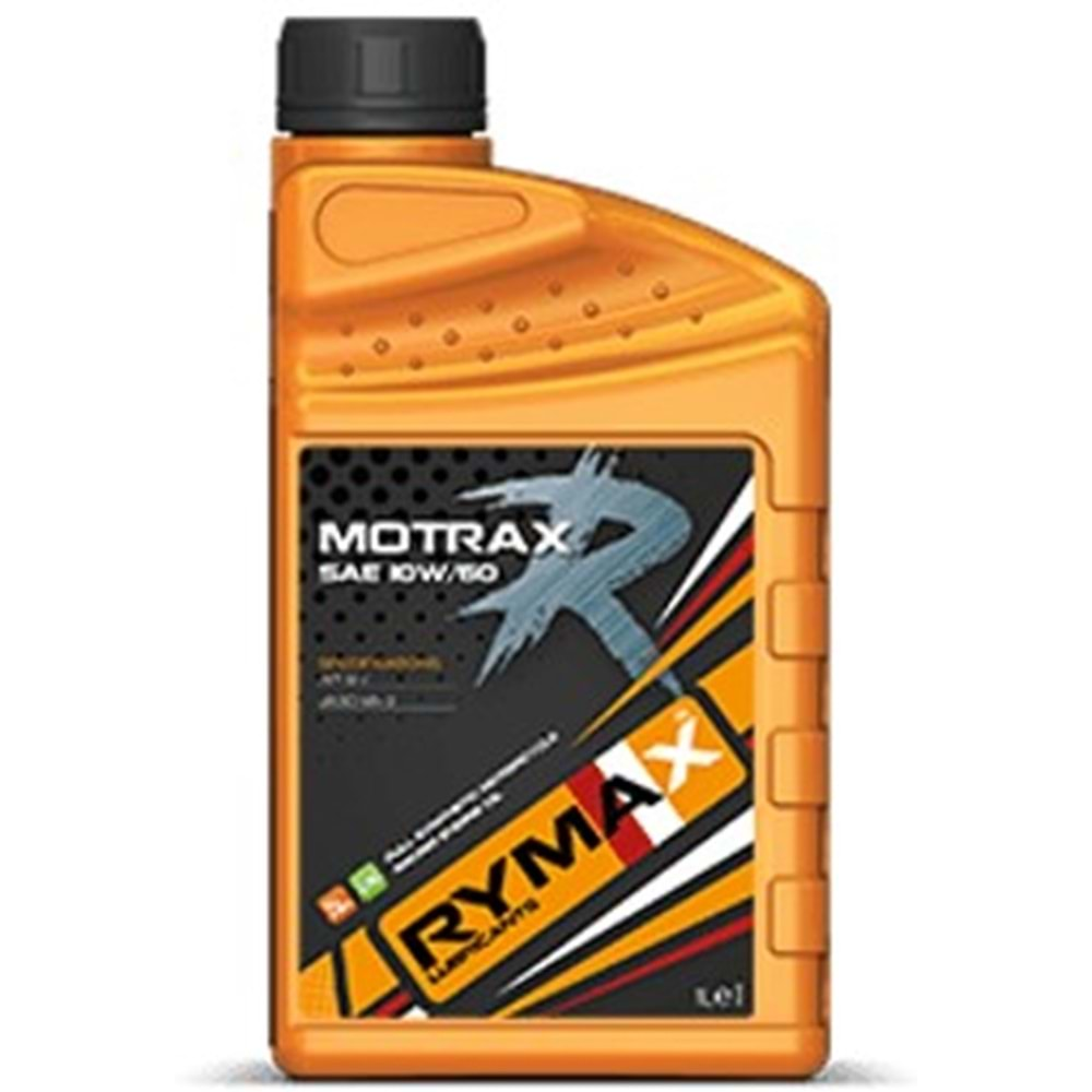 MOTOSİKLET YAĞI MOTRAX R SAE 10W60 1LT RYMAX