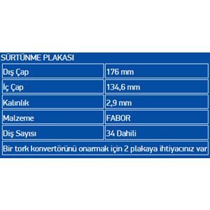 BALATALI ÇELİK PLATE FABOR (29) 722.9 LATE