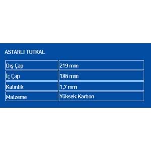LINING W/GLUE ZF6HP19 / ZF6HP21 (YÜKSEK KARBON)