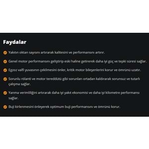 OKTAN ARTTIRICI (OCTANE BOOSTER) 250ML RYMAX