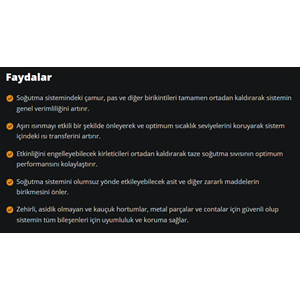 RADYATÖR TEMİZLEYİCİ (RADIATOR CLEANER) 250ML RYMAX