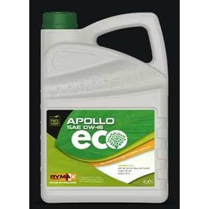 MOTOR YAĞI (0W16) 4LT (APOLLO ECO) RYMAX