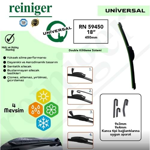 SİLECEK SÜPÜRGESİ MUZ TİPİ 450MM