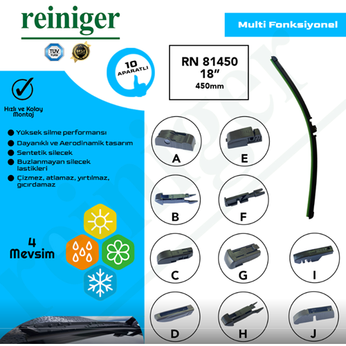 SİLECEK SÜPÜRGESİ (APARATLI) 450MM