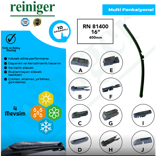 SİLECEK SÜPÜRGESİ (APARATLI) 400MM