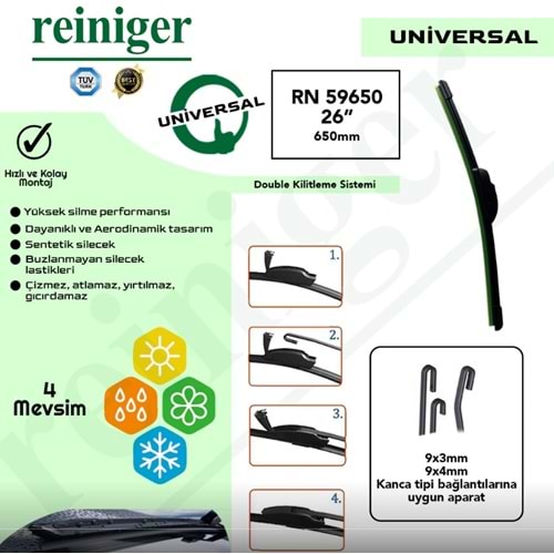 SİLECEK SÜPÜRGESİ MUZ TİPİ 650MM