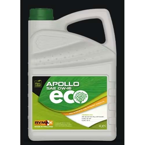 MOTOR YAĞI (0W16) 4LT (APOLLO ECO) RYMAX