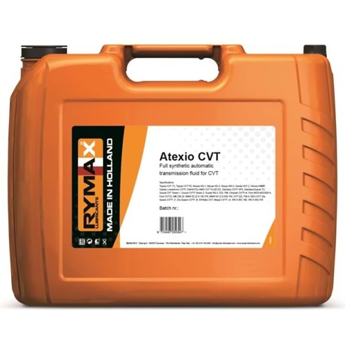 OTOMATİK ŞANZIMAN YAĞI ATEXIO CVT (KIRMIZI) 20LT RYMAX