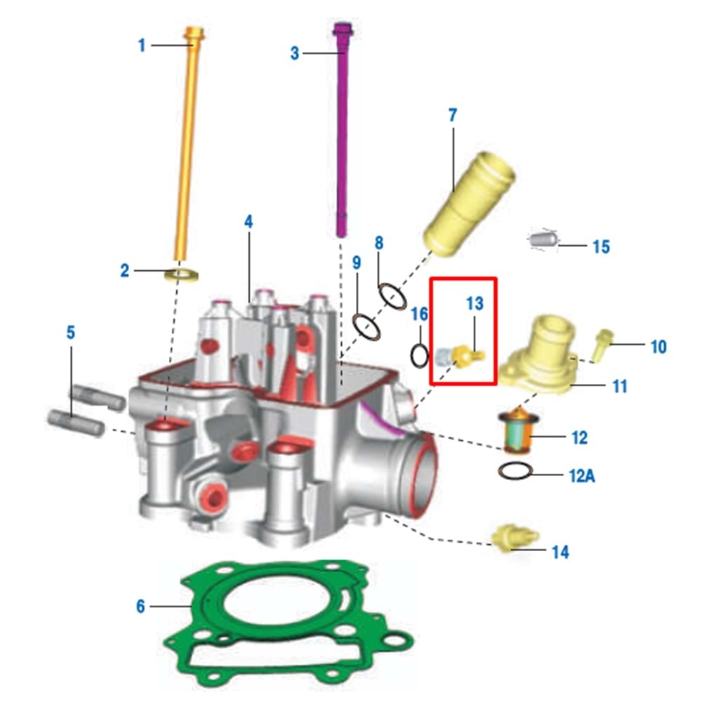 HARARET MÜŞÜRÜ PULSAR NS200/RS200/Dominar400 orj.