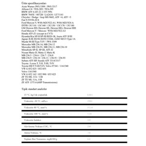 OTOMATİK ŞANZIMAN YAĞI MULTIVEHICLE (4026) 20LT KROON-OIL